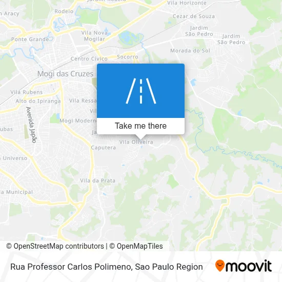 Rua Professor Carlos Polimeno map