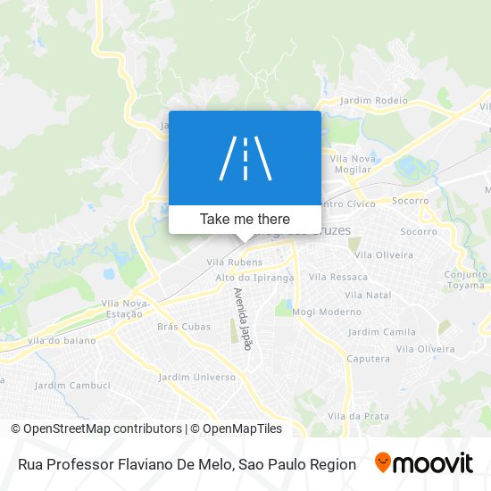 Rua Professor Flaviano De Melo map