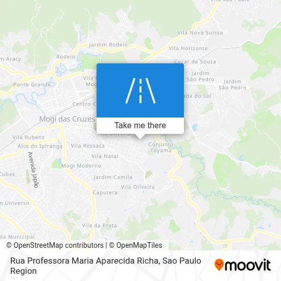 Rua Professora Maria Aparecida Richa map