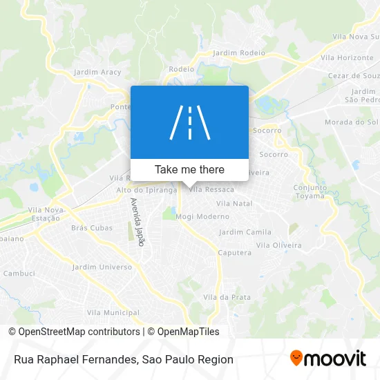 Rua Raphael Fernandes map
