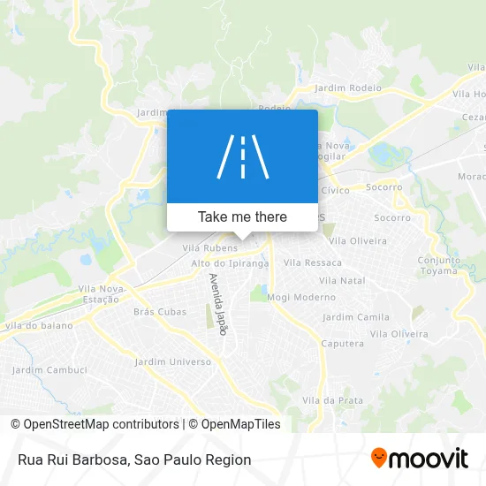 Rua Rui Barbosa map
