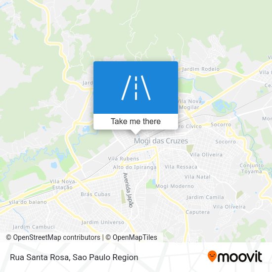 Rua Santa Rosa map