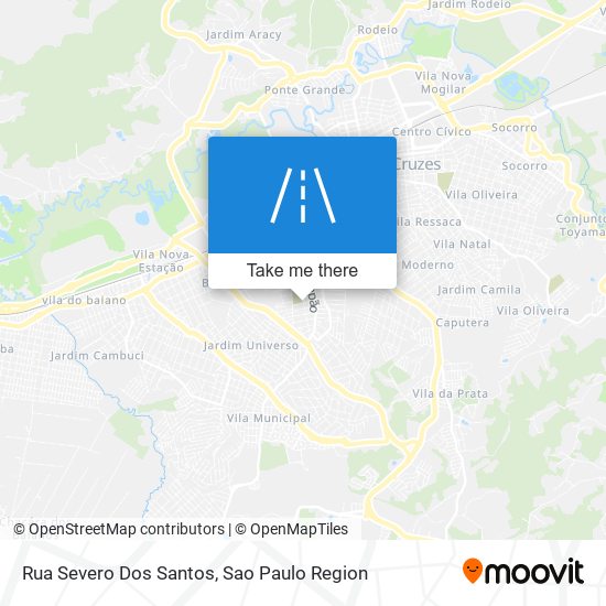 Mapa Rua Severo Dos Santos