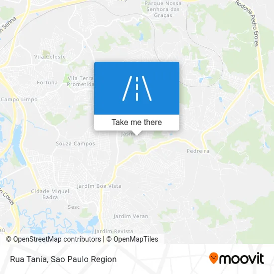 Rua Tania map
