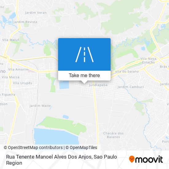 Mapa Rua Tenente Manoel Alves Dos Anjos