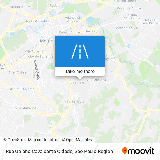 Mapa Rua Upiano Cavalcante Cidade