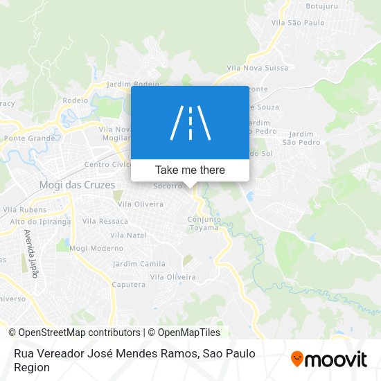 Rua Vereador José Mendes Ramos map