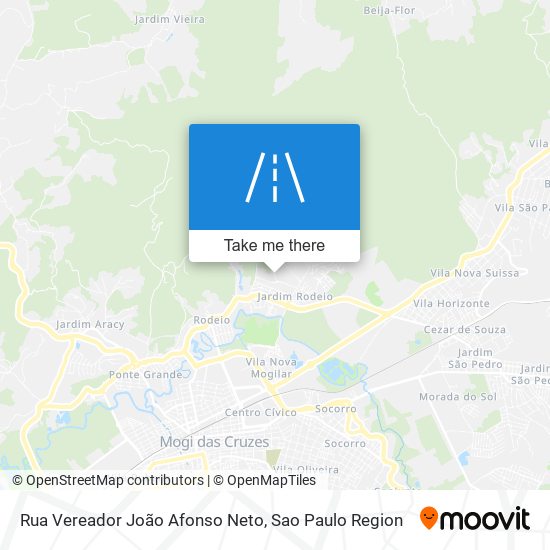 Rua Vereador João Afonso Neto map