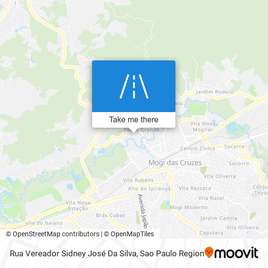 Rua Vereador Sidney José Da Silva map