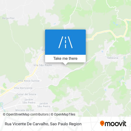 Rua Vicente De Carvalho map