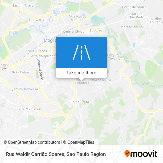 Rua Waldir Carrião Soares map