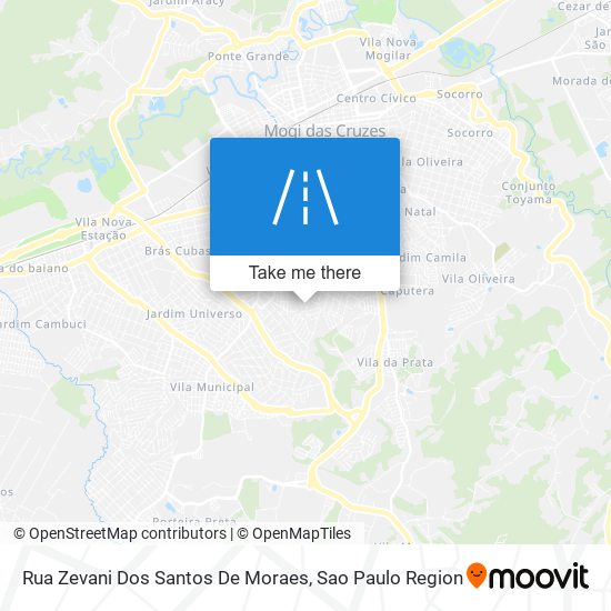 Rua Zevani Dos Santos De Moraes map