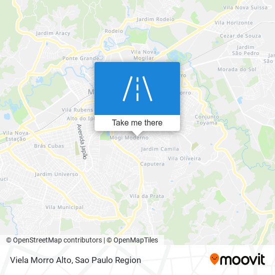 Mapa Viela Morro Alto