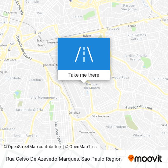 Mapa Rua Celso De Azevedo Marques