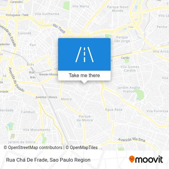Rua Chá De Frade map