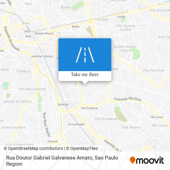 Rua Doutor Gabriel Galvanese Amato map