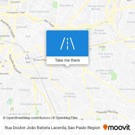 Rua Doutor João Batista Lacerda map