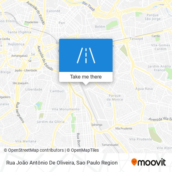 Rua João Antônio De Oliveira map