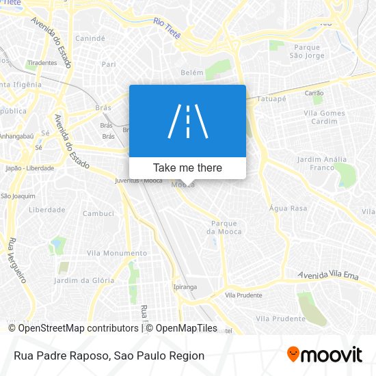 Rua Padre Raposo map