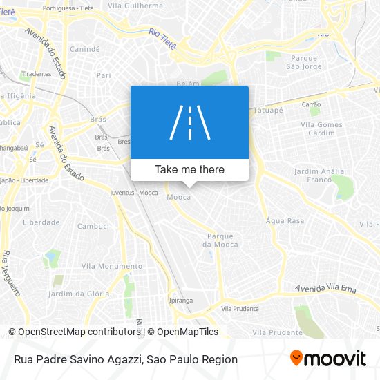 Rua Padre Savino Agazzi map