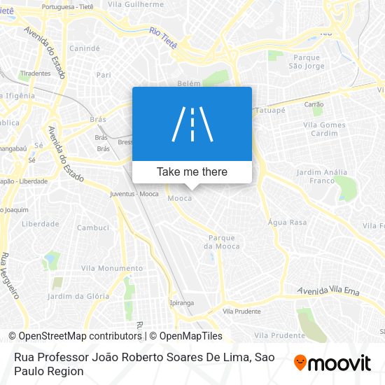 Rua Professor João Roberto Soares De Lima map