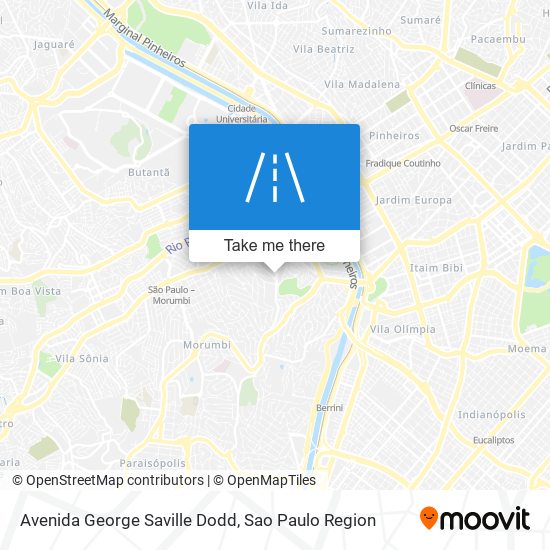 Mapa Avenida George Saville Dodd