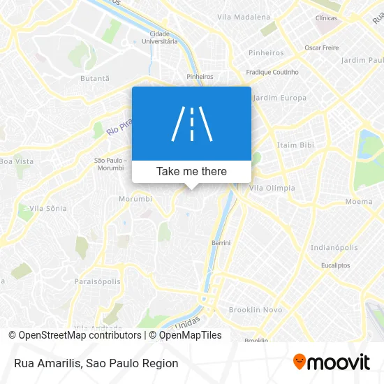Rua Amarilis map