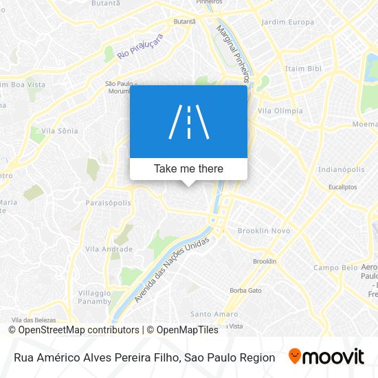 Rua Américo Alves Pereira Filho map