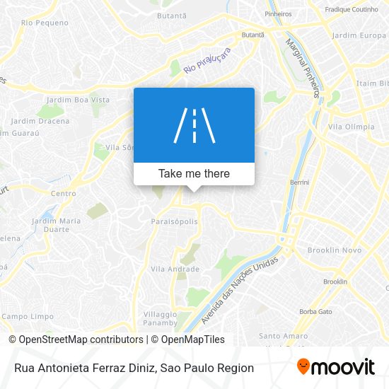 Rua Antonieta Ferraz Diniz map