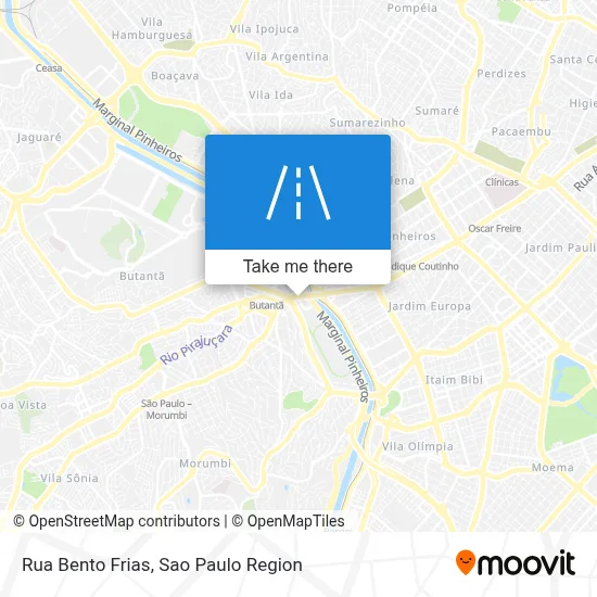Rua Bento Frias map