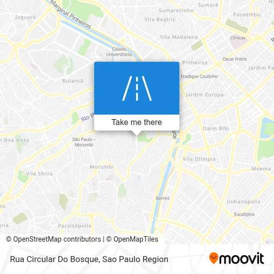 Rua Circular Do Bosque map