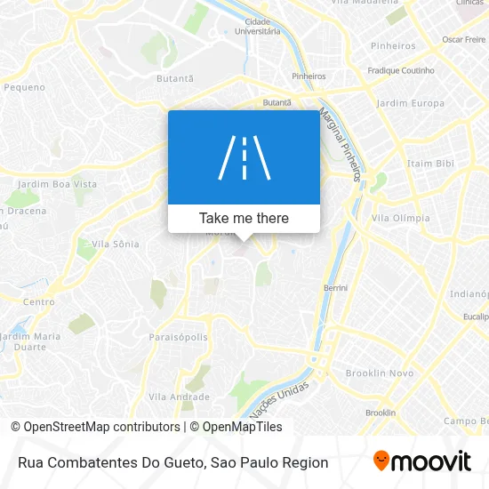 Rua Combatentes Do Gueto map