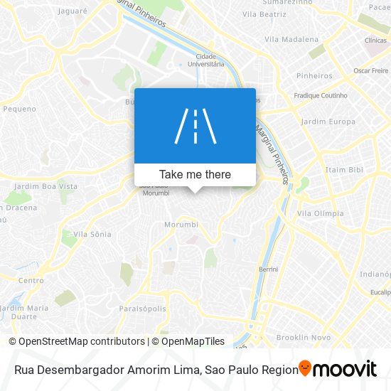 Rua Desembargador Amorim Lima map