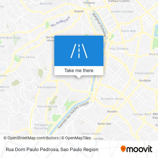 Mapa Rua Dom Paulo Pedrosa