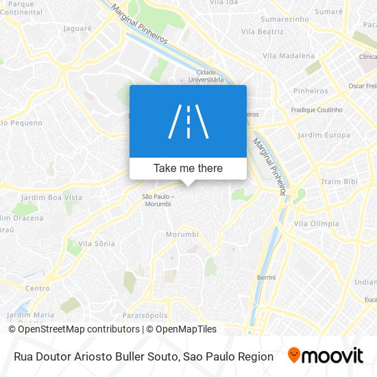 Rua Doutor Ariosto Buller Souto map