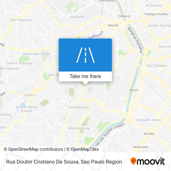 Rua Doutor Cristiano De Sousa map