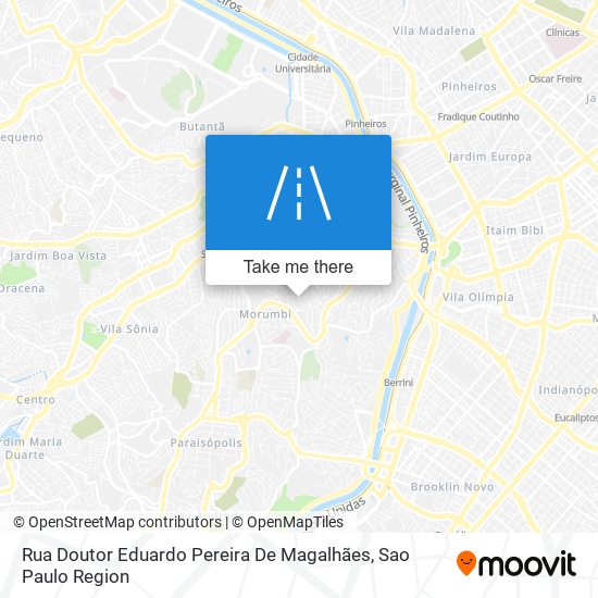 Rua Doutor Eduardo Pereira De Magalhães map