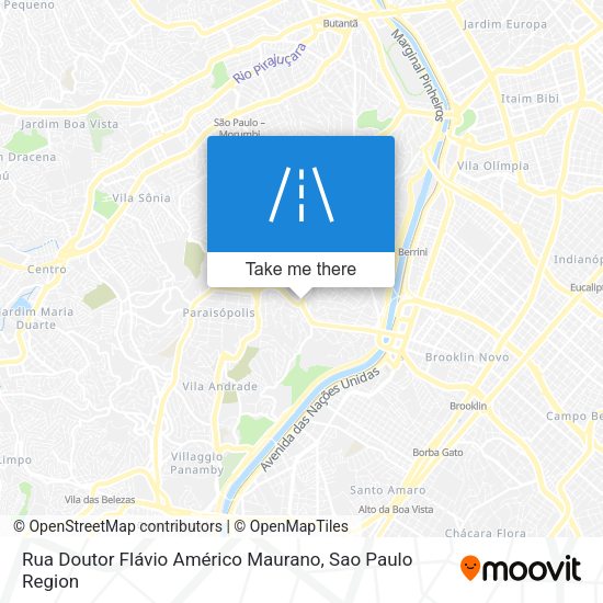 Rua Doutor Flávio Américo Maurano map