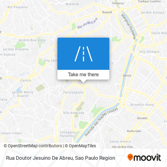 Rua Doutor Jesuino De Abreu map