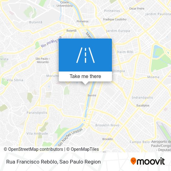 Rua Francisco Rebôlo map