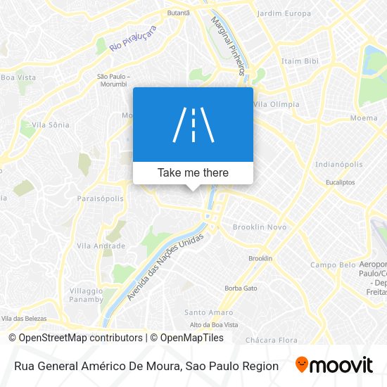 Rua General Américo De Moura map