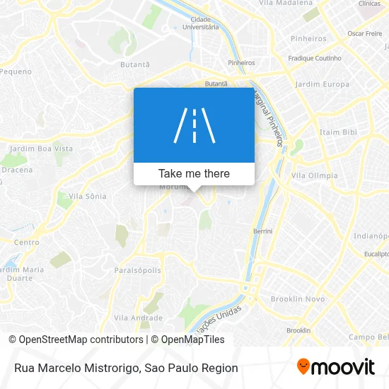 Rua Marcelo Mistrorigo map