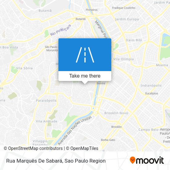 Rua Marquês De Sabará map