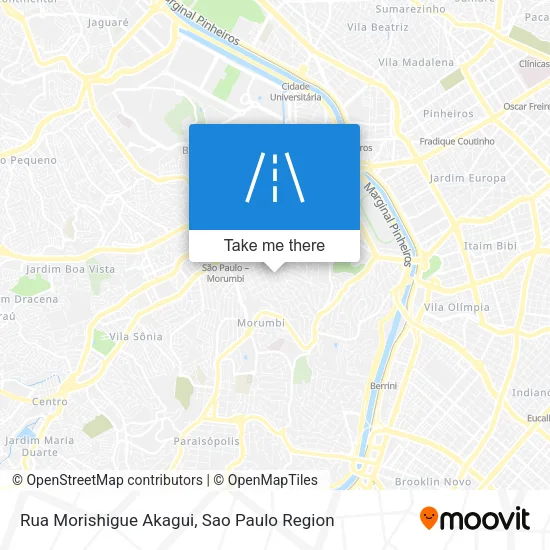 Rua Morishigue Akagui map