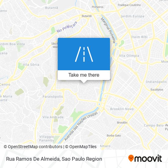 Mapa Rua Ramos De Almeida