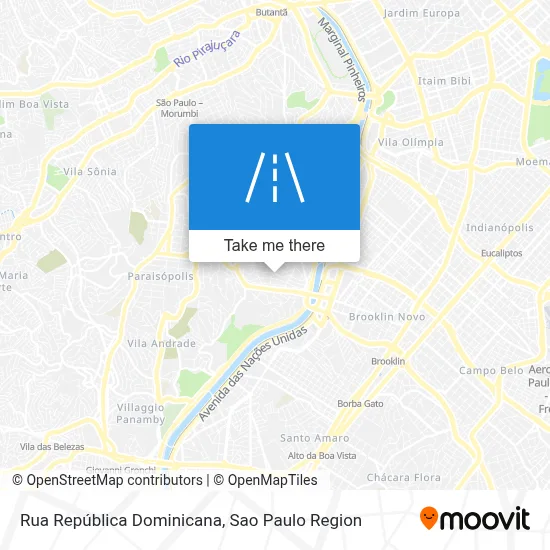 Rua República Dominicana map