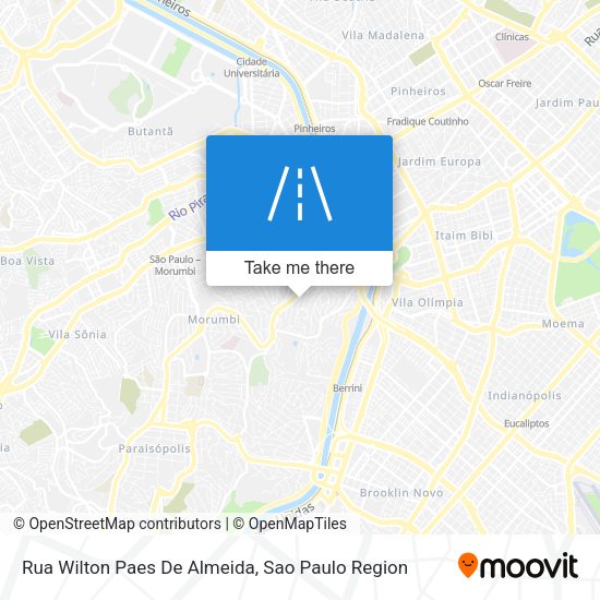 Rua Wilton Paes De Almeida map
