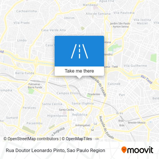 Rua Doutor Leonardo Pinto map