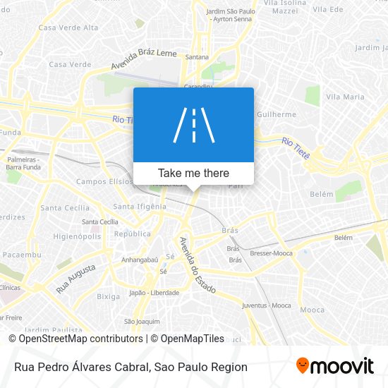 Rua Pedro Álvares Cabral map