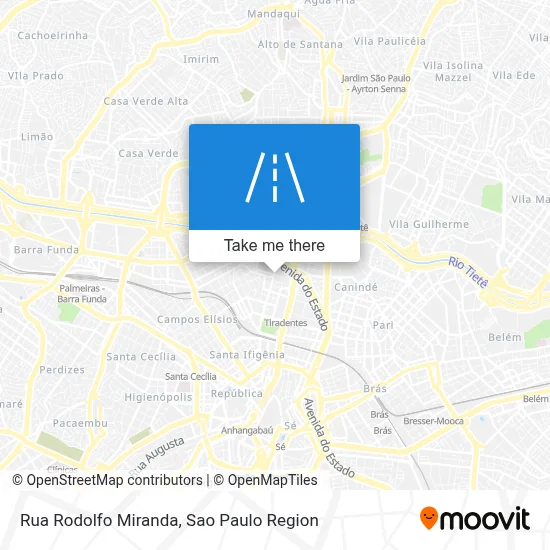 Rua Rodolfo Miranda map